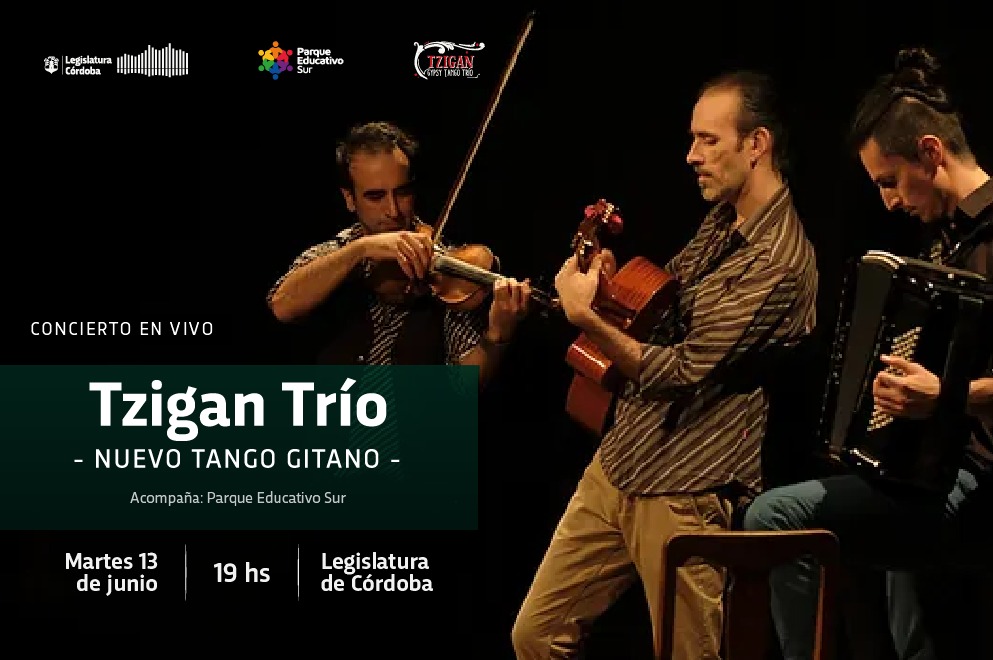 Conciertos en la Legislatura: alumnos de talleres de música y Tzigan Trío en acción