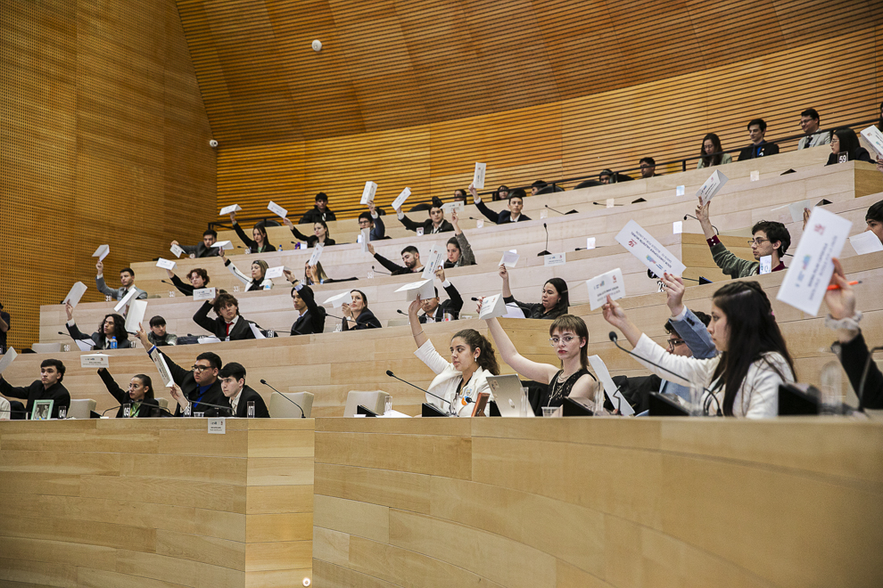 Una vez más, estudiantes universitarios vivieron la experiencia de ser senadores