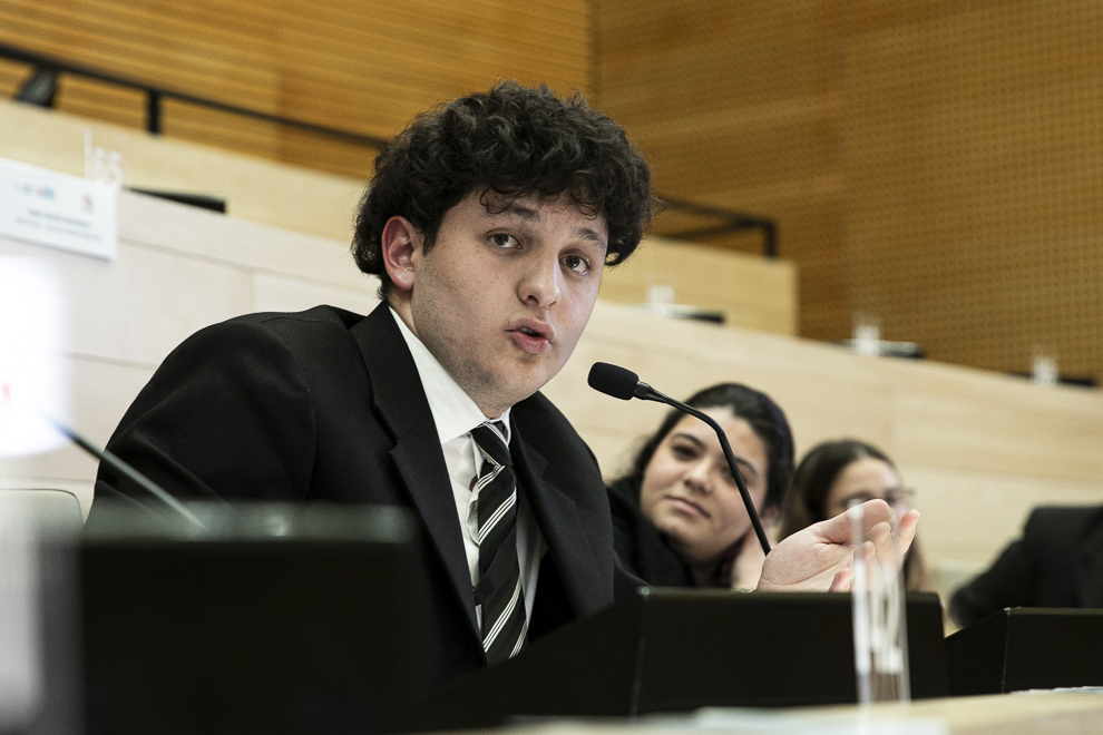 Una vez más, estudiantes universitarios vivieron la experiencia de ser senadores